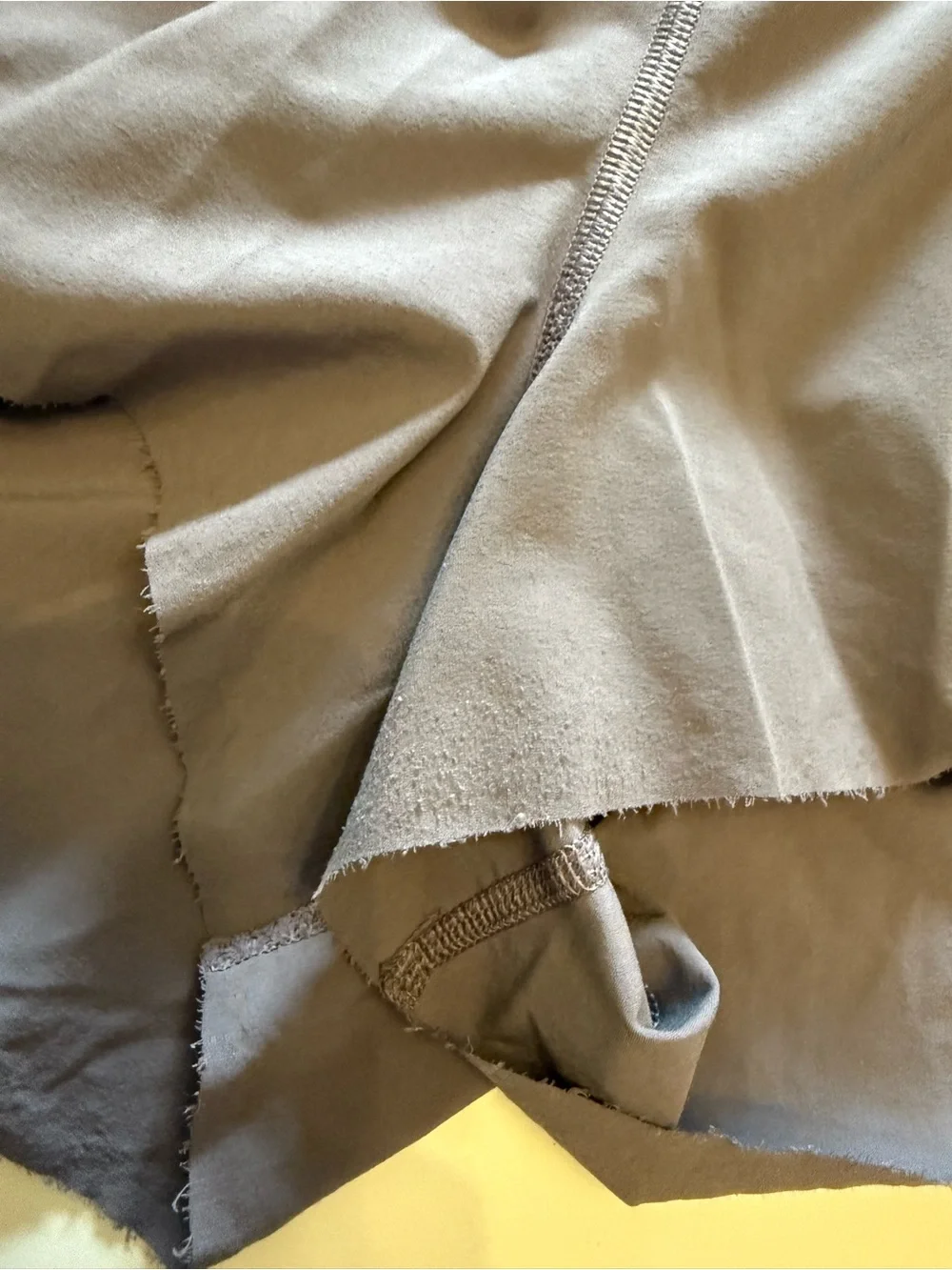 Lululemon Women’s Layered Active Shorts in Light Purple Taupe
